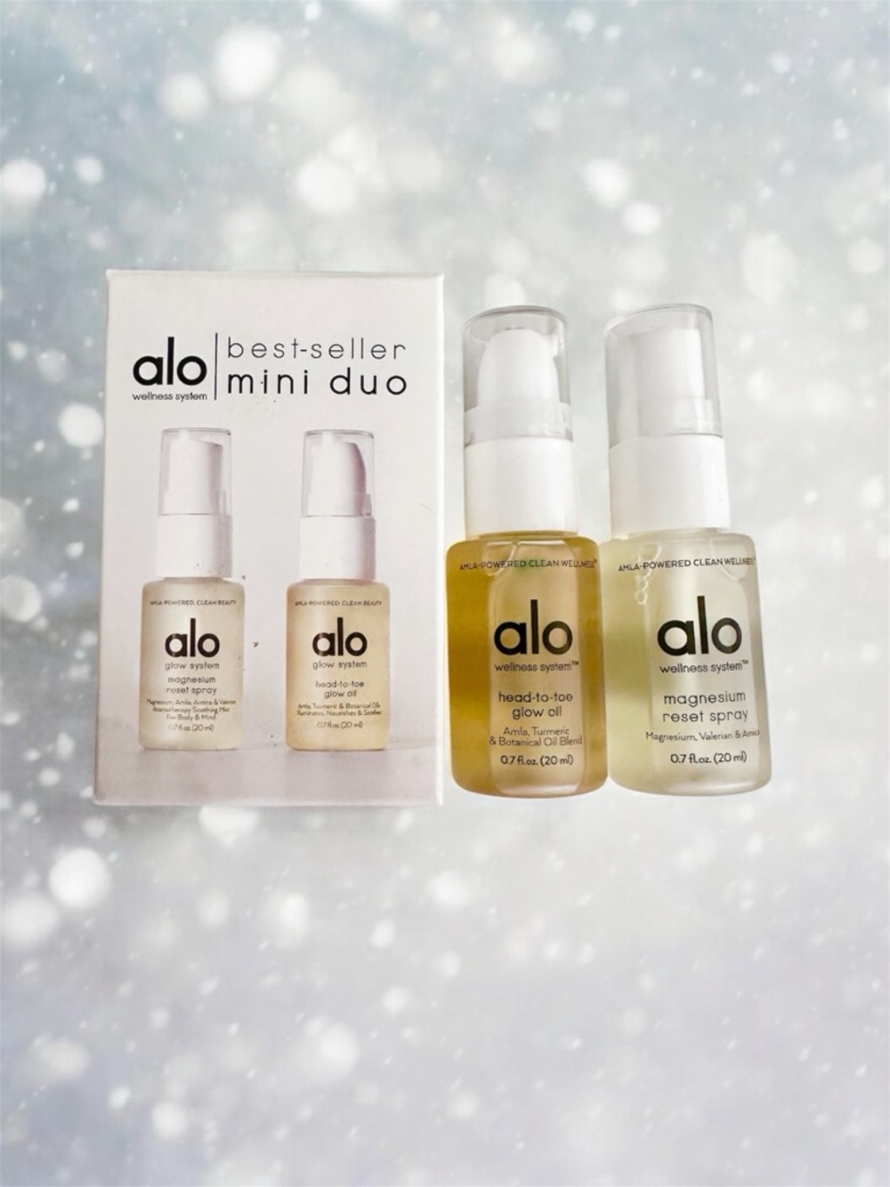 ALO Mini Duo Glow Oil & Magnesium Reset Spray